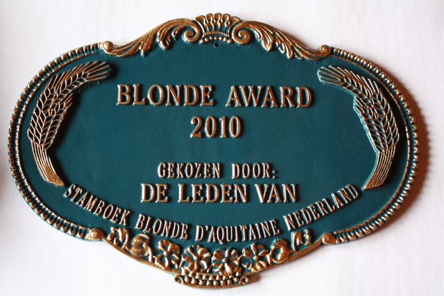 Nominaties Blonde Award 2010