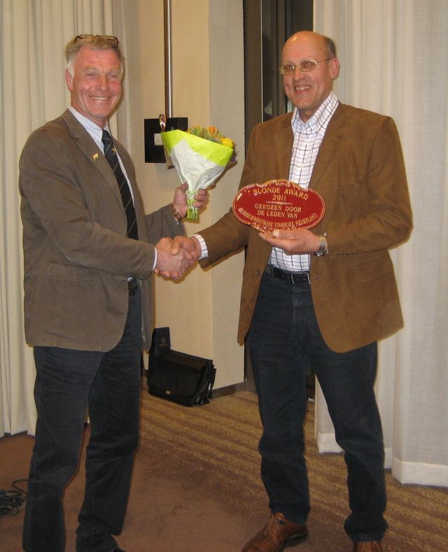 Henk Tessemaker winnaar Blonde Award 2011