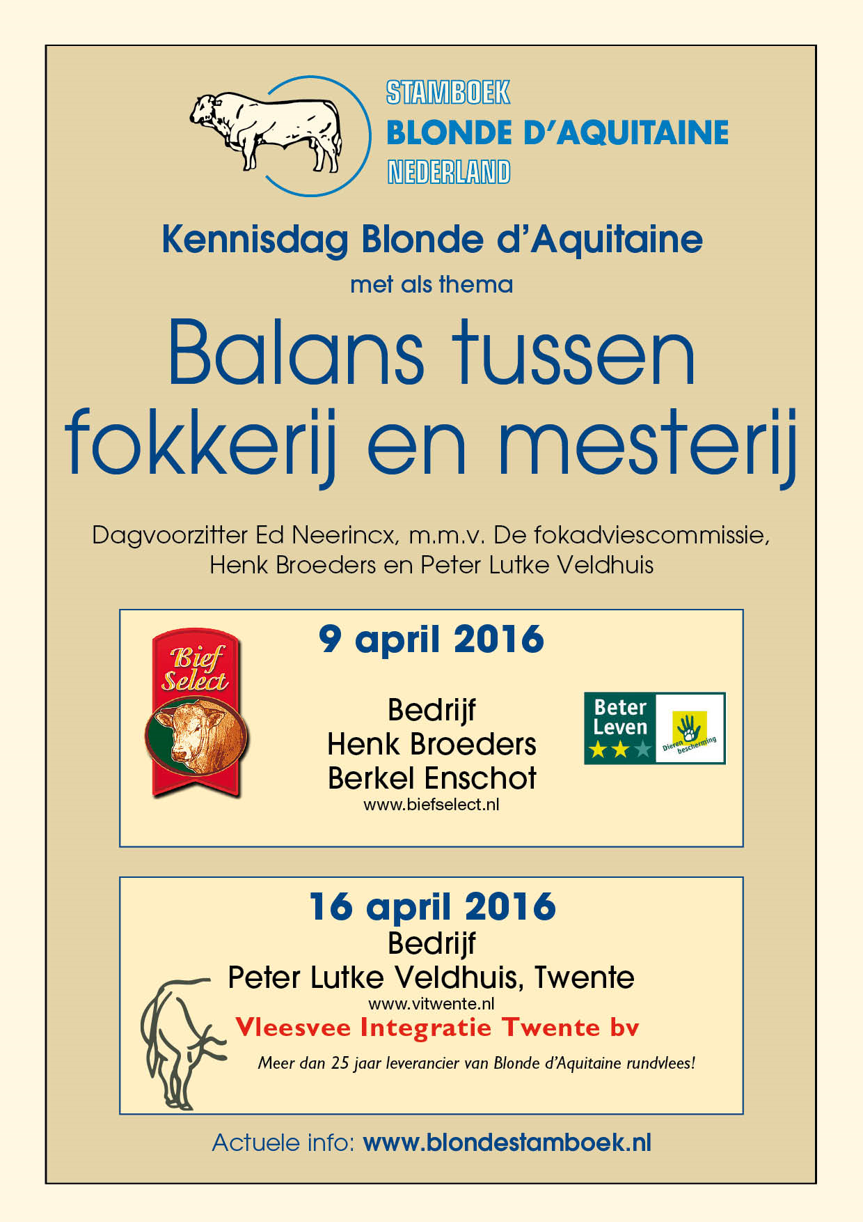 Kennisdag 'Balans tussen fokkerij en mesterij'