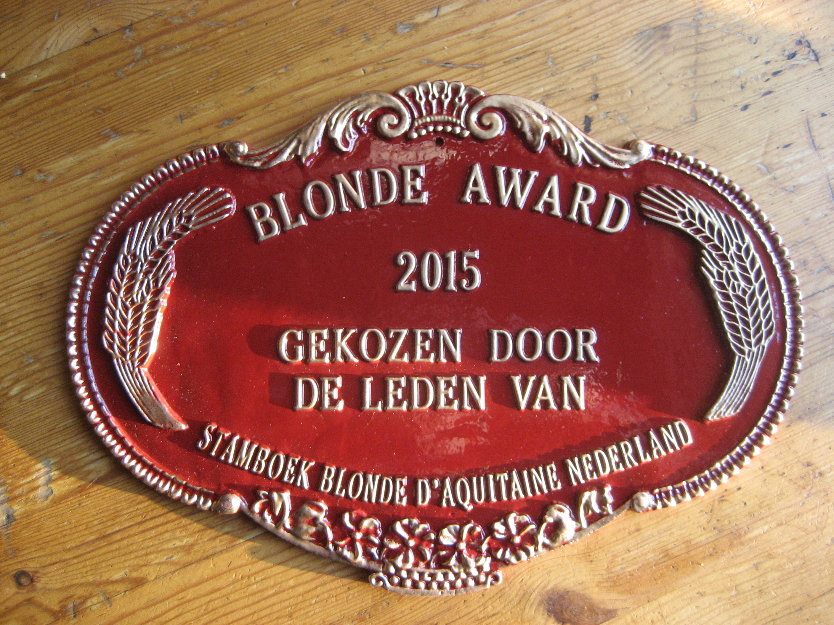 Verkiezing Blonde Award 2015
