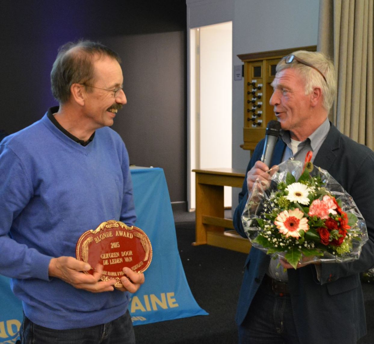 Jan Staal winnaar Blonde Award 2015