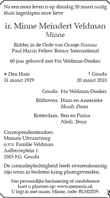 kaart M. Veldman