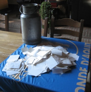 de briefjes