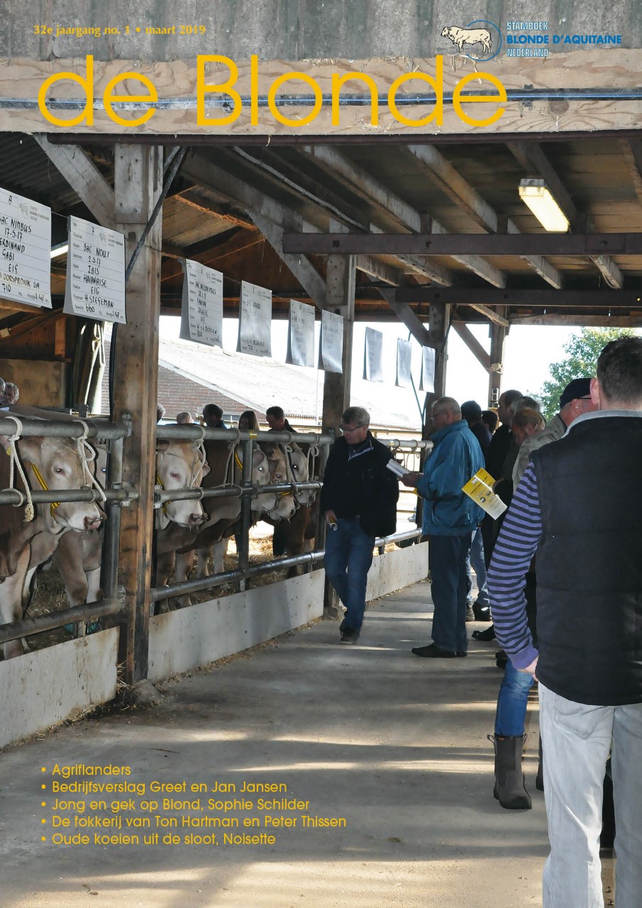 De Blonde boordevol fokkerij informatie
