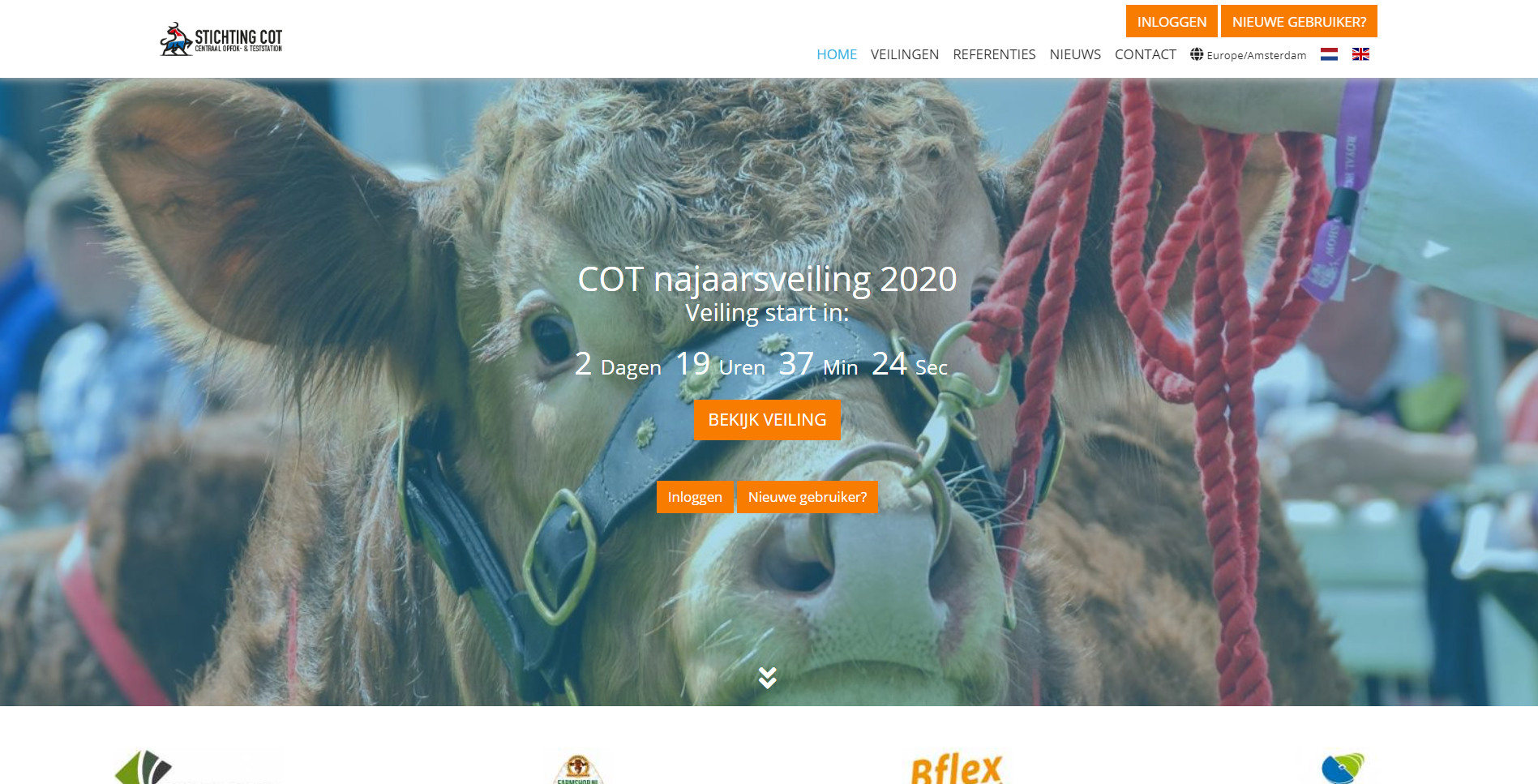 Nieuwe website COT ONLINE veiling gelanceerd