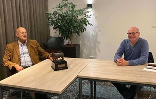 Henk Tessemaker (l) en John van Kouwen
