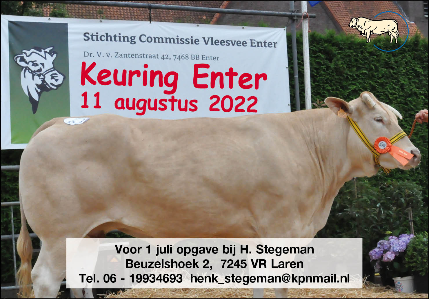 Aanmelden voor keuring Enter