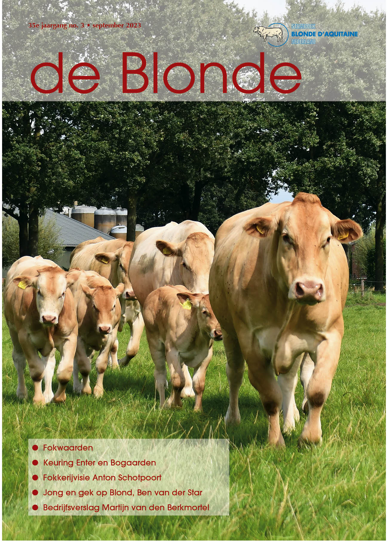 Het septembernummer van de Blonde komt er aan 