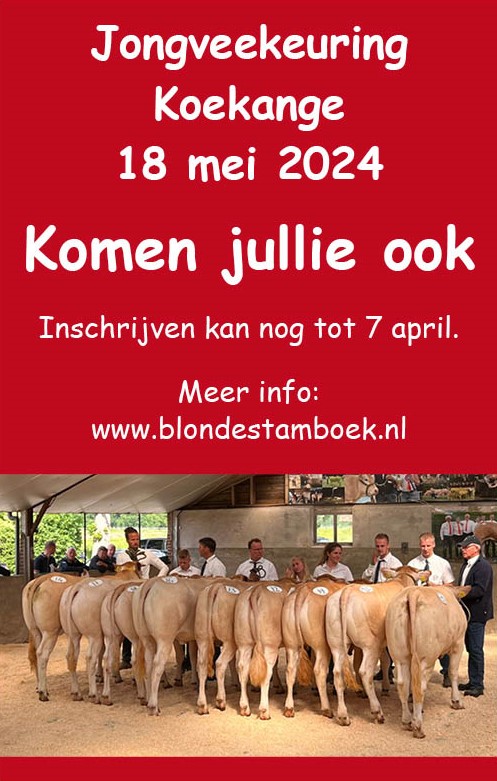 Ook bedrijfsgroep op de Jongveekeuring in Koekange