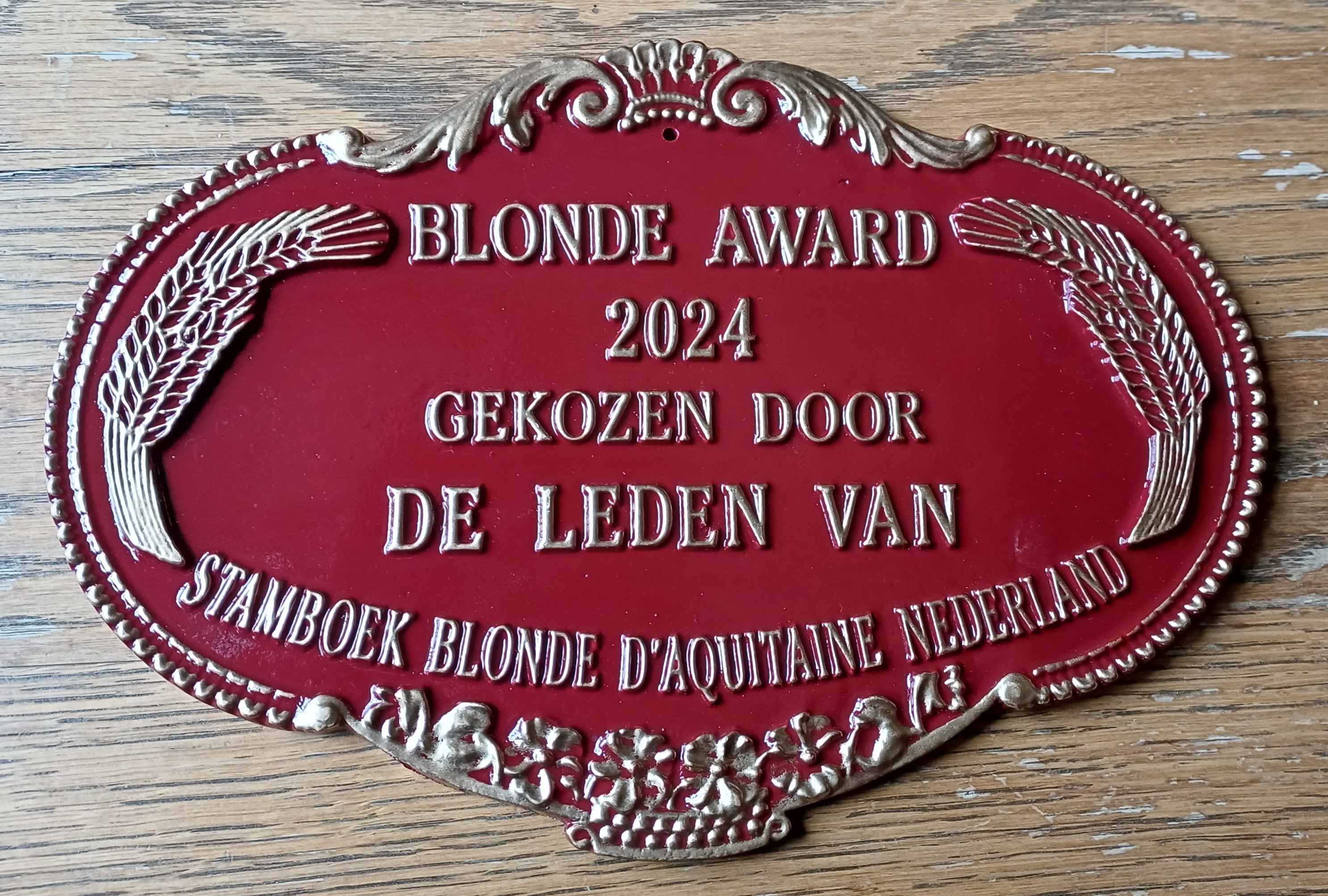 Verkiezing Blonde Award UPDATE