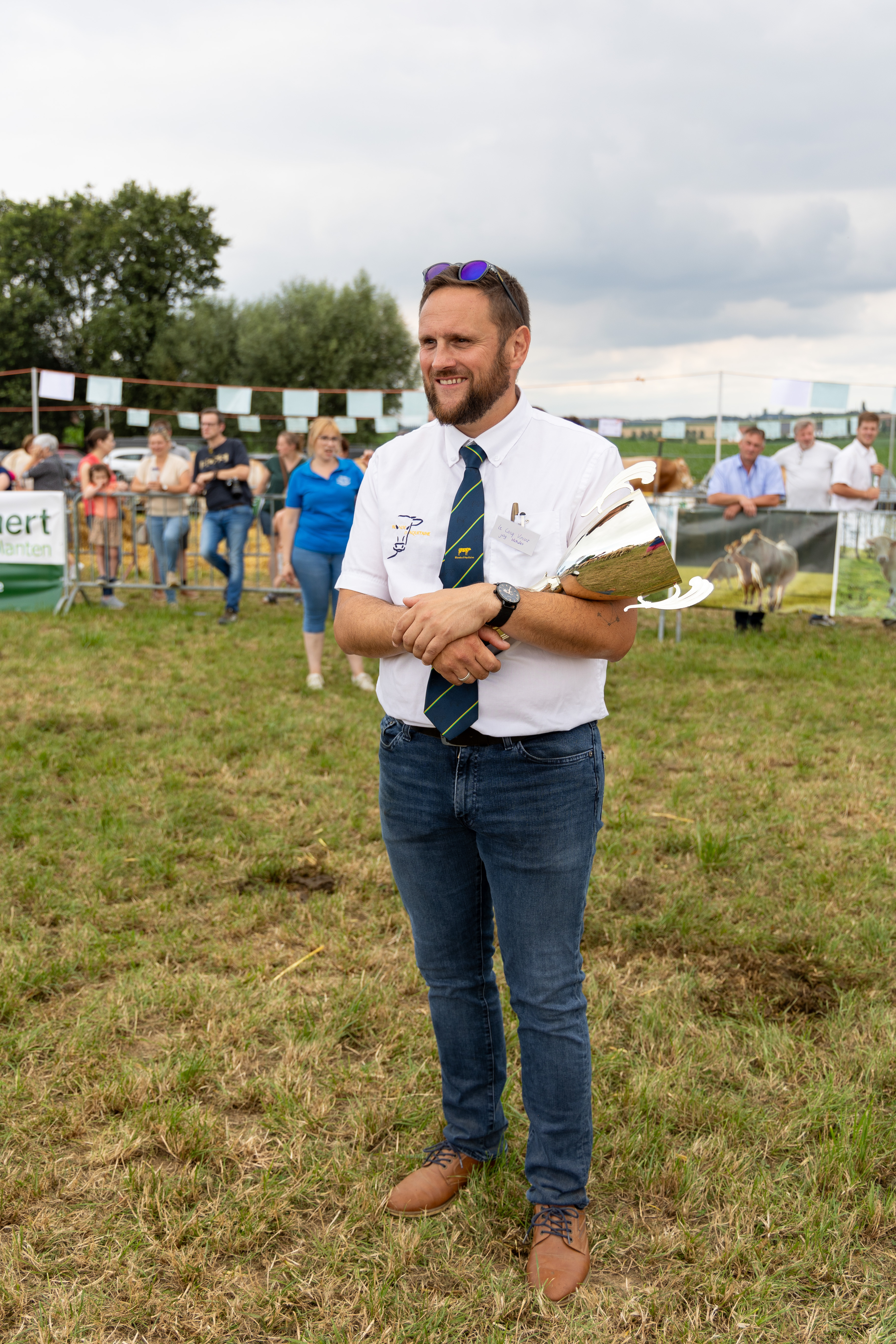 Vincent Lecoque keurt in Koekange