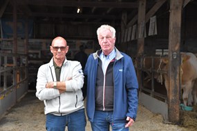 1 erelid Huub Oostrom en oud-voorzitter en erelid Ed Neerincx