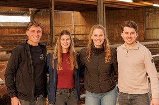 Menno, Monique, Roos en Martijn organisatoren Blond Youth