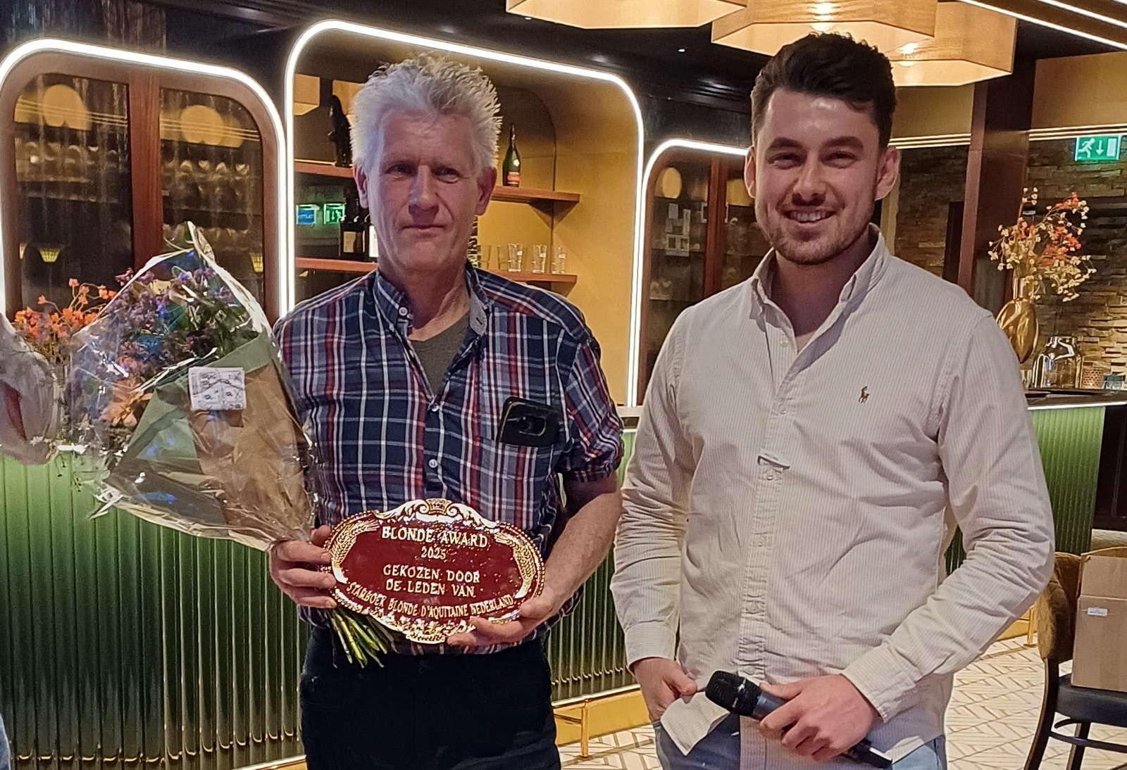 Henk Visscher winnaar Blonde Award